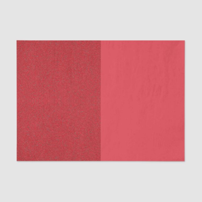 Tomato Red Split Texture Tissue Wrap – Customise Paper (Front)