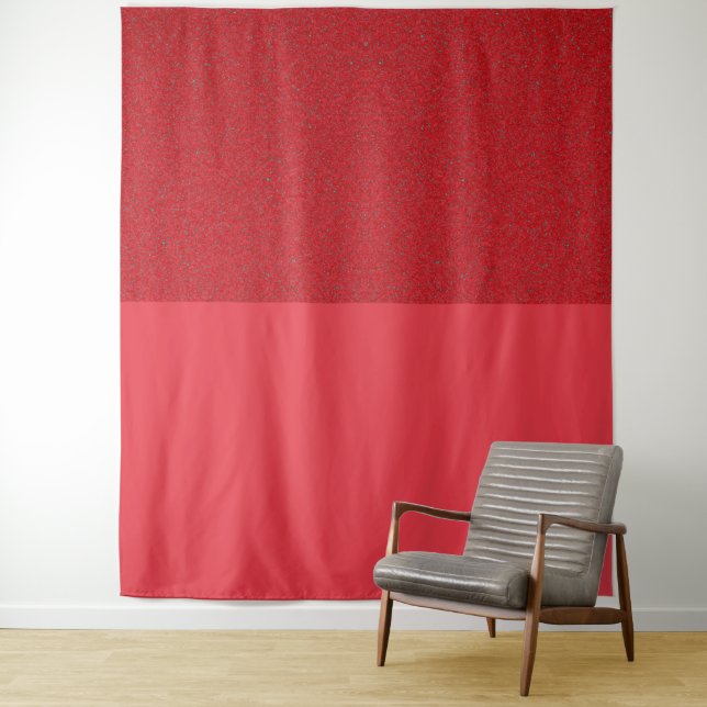 Tomato Red Tapestry Top Noise Split – Customisable (In Situ)