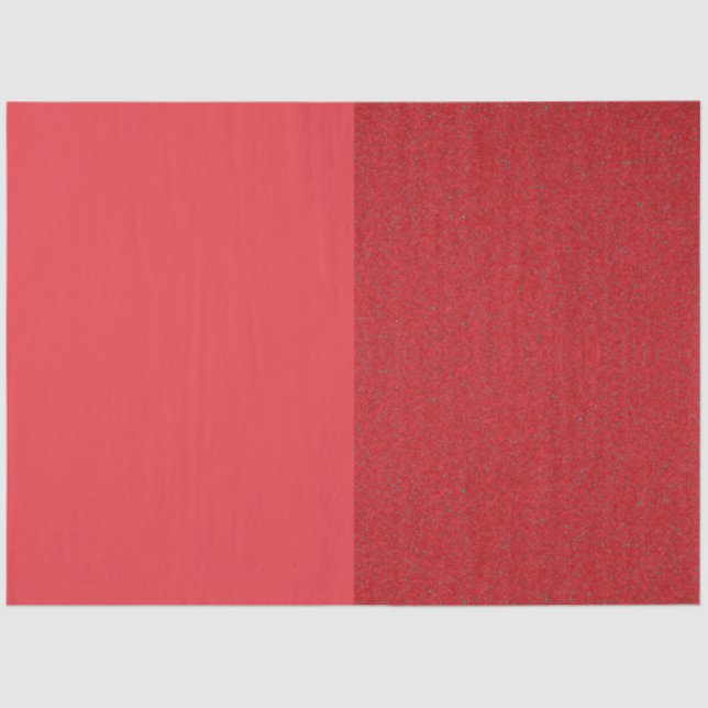 Tomato Red Tissue Paper – Soft & Speckled Split (Front)