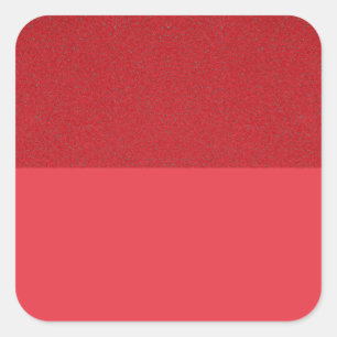 Tomato Red Two-Tone Vinyl Sticker – Customisable