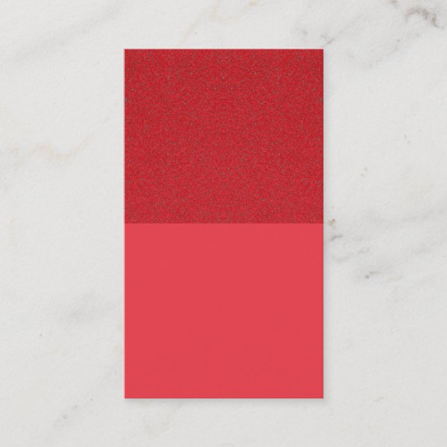 Tomato Red Vertical Appointment Card – Customise (Front)