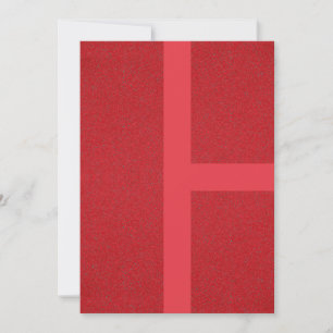 Tomato Red Vertical Grid Card – Customisable