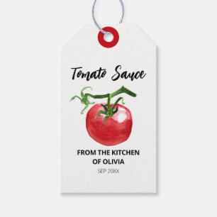 Tomato Sauce Canning Hanging Gift Tag