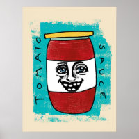Tomato Sauce Poster Wall Art