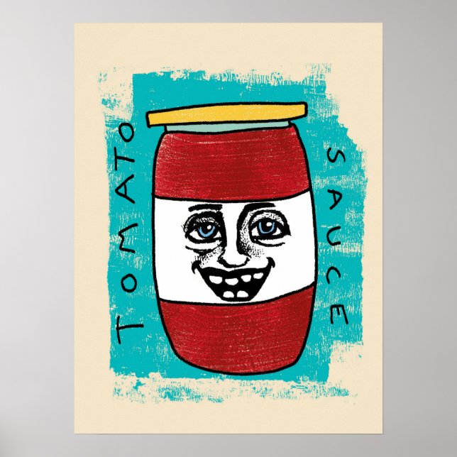 Tomato Sauce Poster Wall Art (Front)