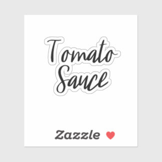 Tomato Sauce Storage Sticker