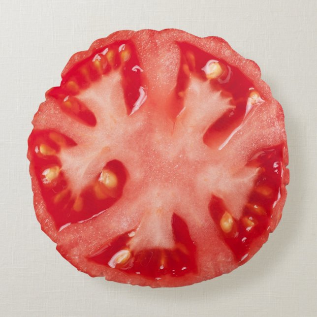 Tomato Slice Round Cushion (Front)