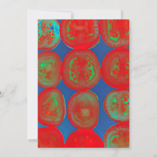 Tomato slices card