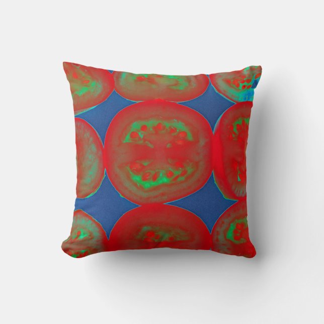 Tomato slices cushion (Front)