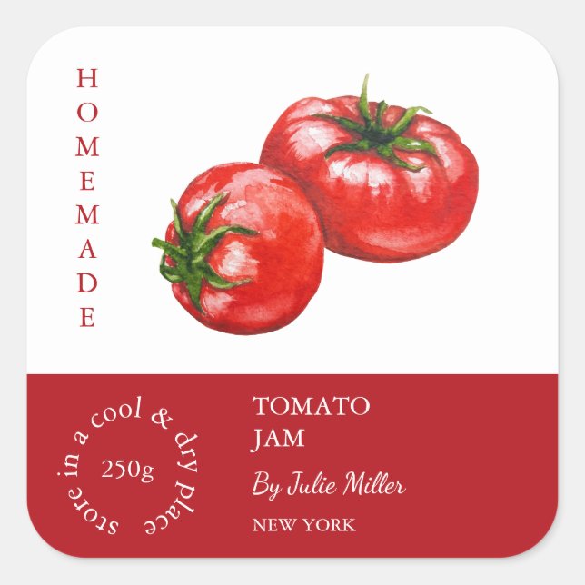 Tomato Small Business Label (Front)