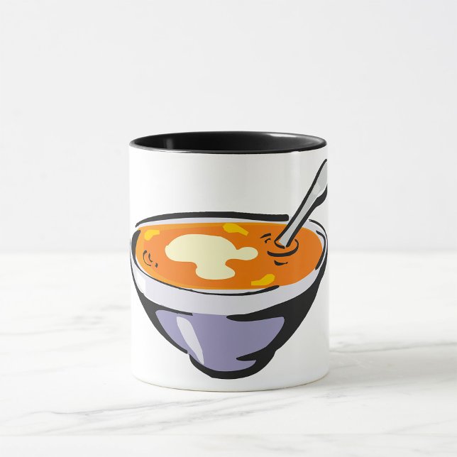Tomato Soup Bowl with Spoon Mug (Creator Uploaded)