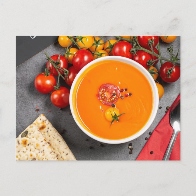 Tomato soup postcard (Front)