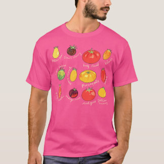 Tomato Summer Cottagecore Tomato Aesthetic Gardeni T-Shirt