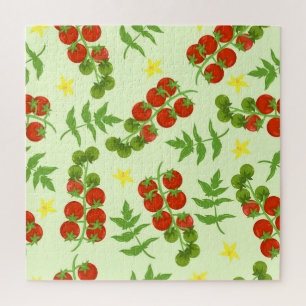 Tomato Tango: Vintage Vegetable Print Jigsaw Puzzle