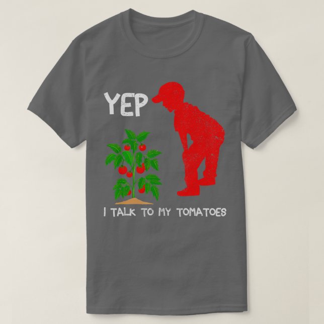 Tomato whisperer for amateur gardeners and tomato  T-Shirt (Design Front)