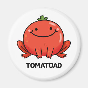 Tomatoad Funny Tomato Toad Pun Magnet