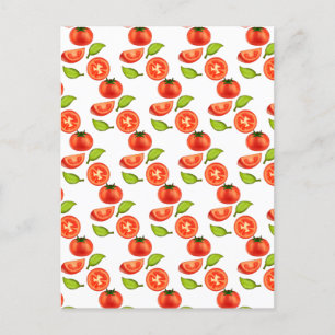 Tomatoes And Oregano Leafs Postcard