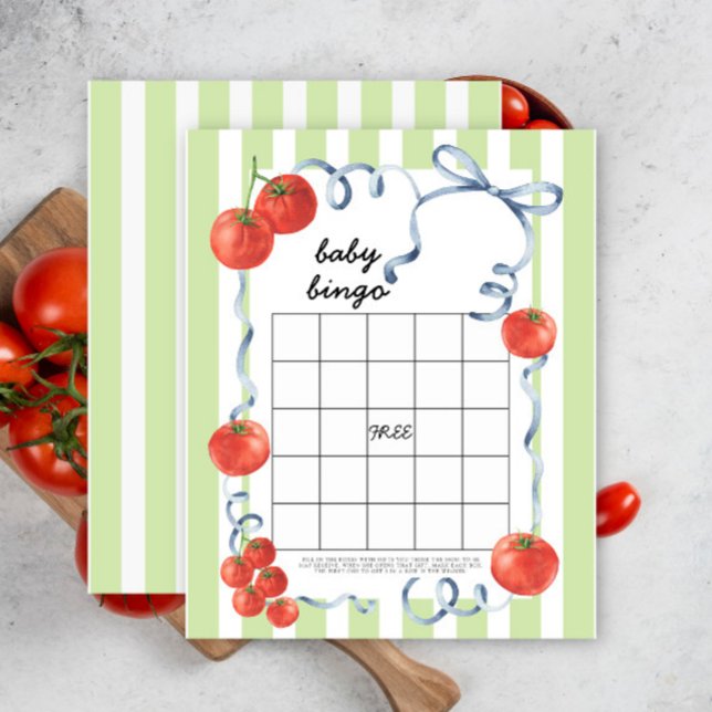 Tomatoes - Baby shower bingo game (Creator Uploaded)