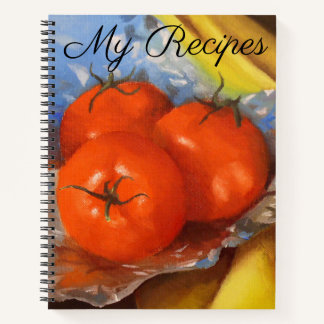 Tomatoes Blank Recipe Notebook