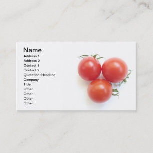 Tomatoes Business Card