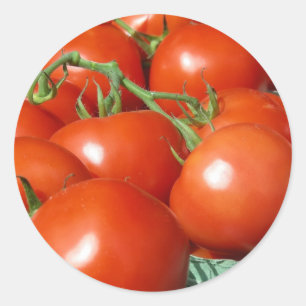 Tomatoes Classic Round Sticker
