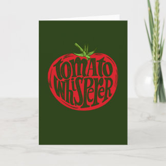 Tomatoes Gardener Vegetable Drawing Gardening Card
