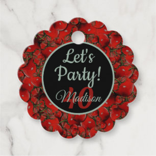 Tomatoes Gift / Favour Tag - Personalised Option