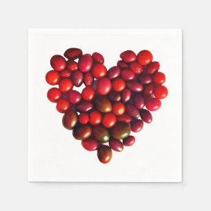 Tomatoes Heart Napkin