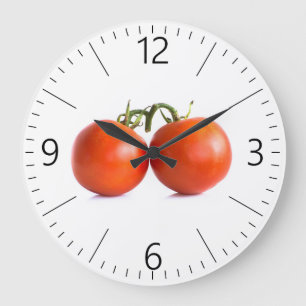 Tomatoes Large Clock