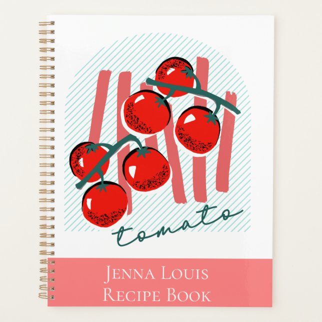 Tomatoes Lunch Dinner  Recipe Name Planner (Front)