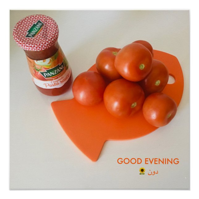 TOMATOES & PASTA ARRANGEMENT POSTER (Front)