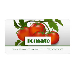 Tomatoes Preserves Canning Label