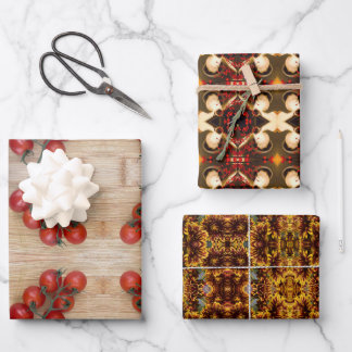 TOMATOES, SIAMESE CAT and FLOWERS!! Wrapping Paper