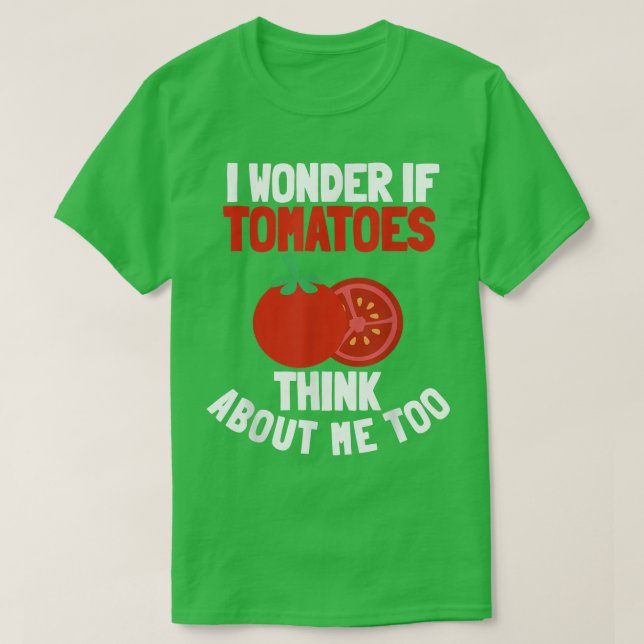 Tomatoes Vegetable Vegans Gardeners Vegetarian Gar T-Shirt (Design Front)