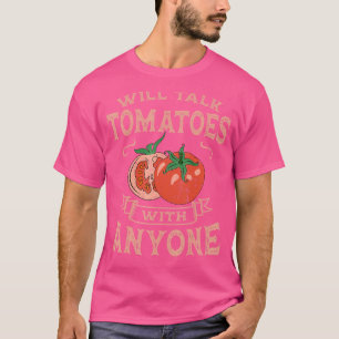 Tomatoes Vegetable Vegans Gardeners Vegetarian T-Shirt