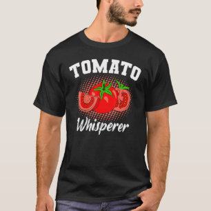 Tomatoes Whisperer Vegans Gardeners I Love Being V T-Shirt