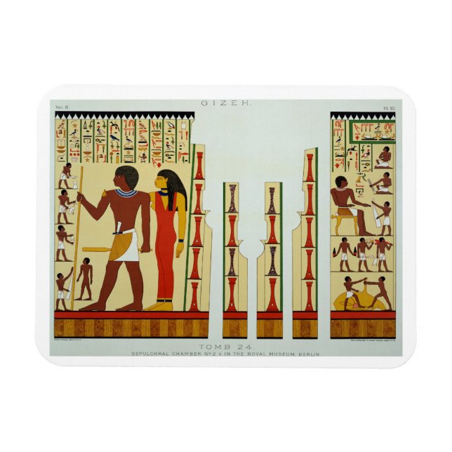 Tomb 24, Sepulchral Chamber No. 2, from Gizeh, Vol Magnet (Horizontal)