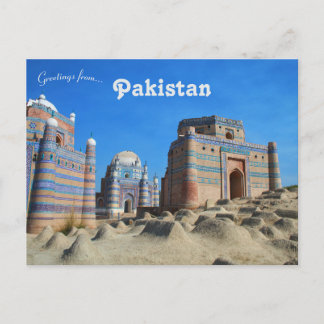 Tomb of Bibi Jawindi in Uch Sharif Pakistan Postcard