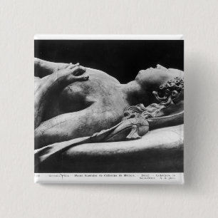 Tomb of Catherine de Medici  and Henri II 15 Cm Square Badge