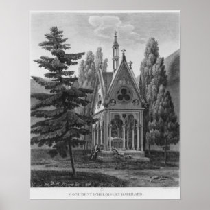 Tomb of Heloise and Abelard Poster