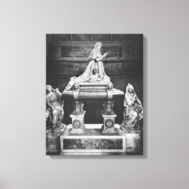 Tomb of Jean-Baptiste Colbert de Torcy Canvas Print (Front)