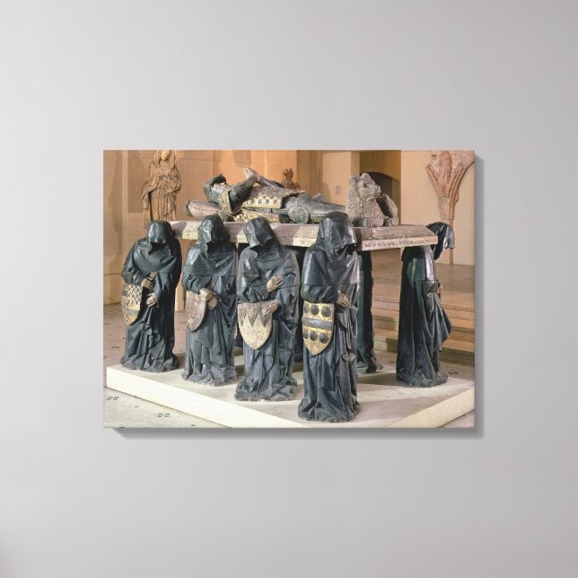 Tomb of Philippe Pot (1428-94) from Citeaux Abbey, Canvas Print (Front)