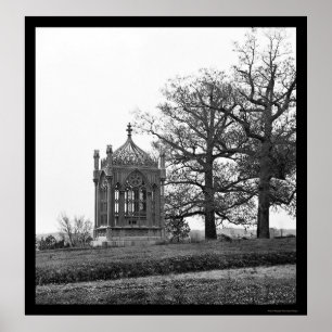 Tomb of President James Monroe in Richmond 1865 Poster
