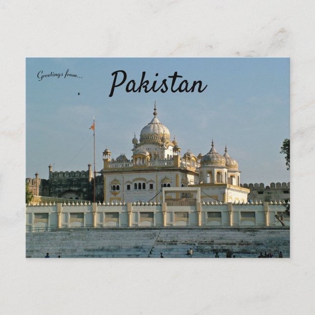 Tomb of Ranjit Singh Lahore Pakistan Postcard (Front)