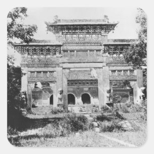 Tomb of the Emperor Qing Taizong Square Sticker