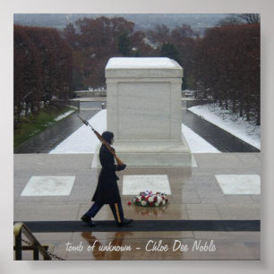 Tomb of unknown - Arlington Poster