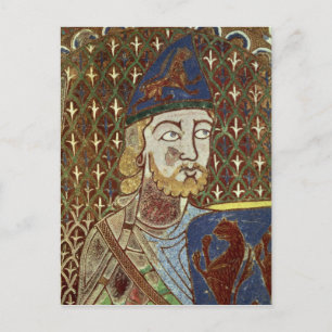 Tomb plaque of Geoffrey Plantagenet Postcard