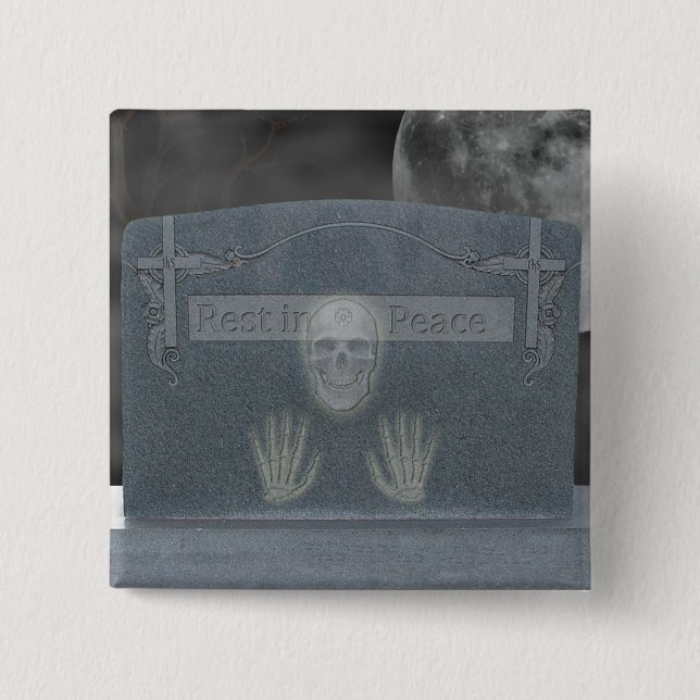 Tomb Stone Button (Front)