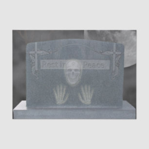 Tomb Stone Tissue Paper