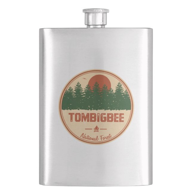 Tombigbee National Forest Hip Flask (Front)
